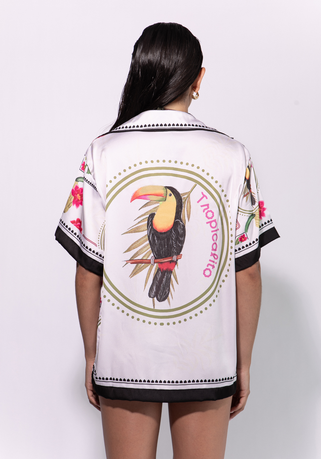 CAMISA OVERSIZED DE SEDA