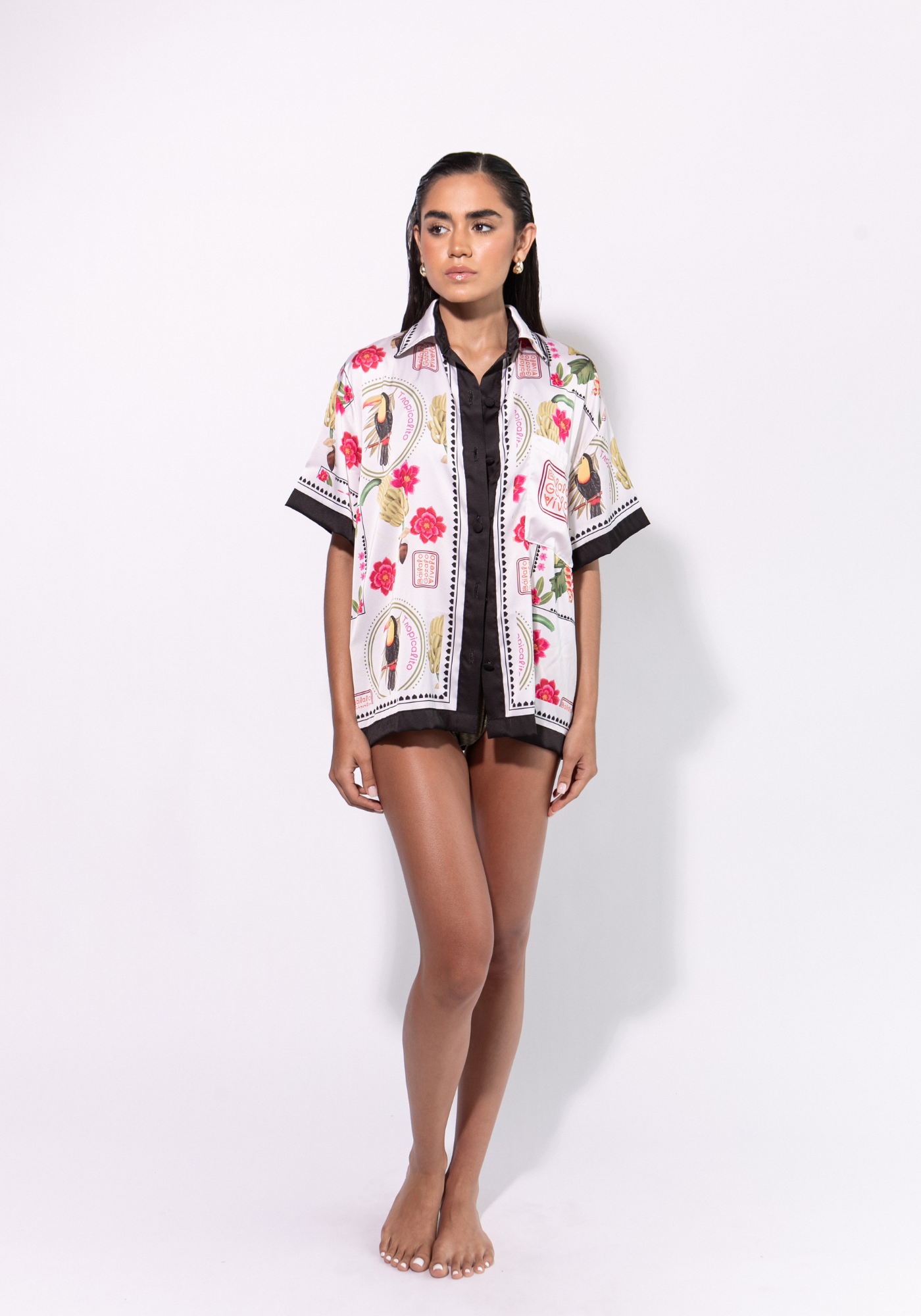 OVERSIZE SHIRT TROPICAL