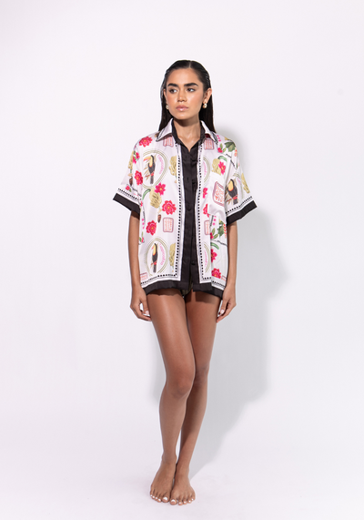 OVERSIZE SHIRT TROPICAL