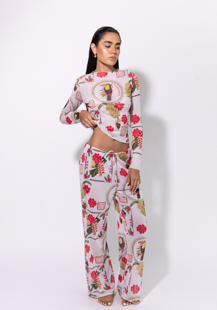 SET DE MALLA TROPICAL