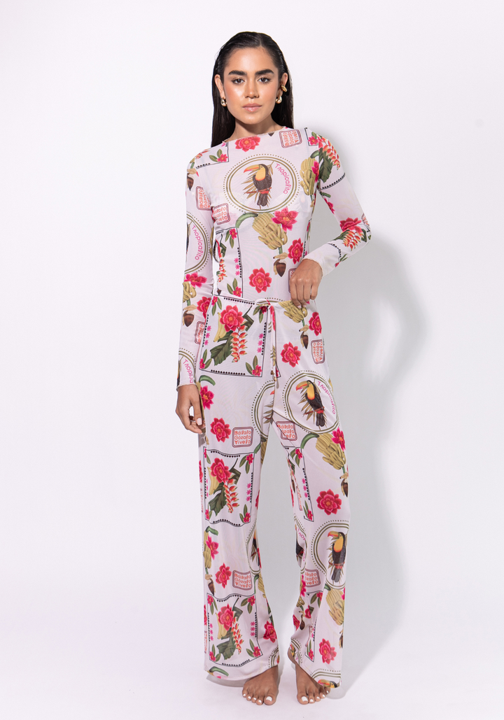 SET DE MALLA TROPICAL