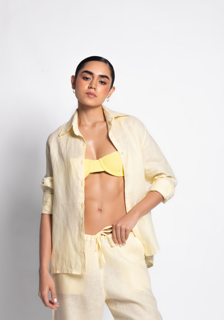 CAMISA DE LINO OVERSIZED