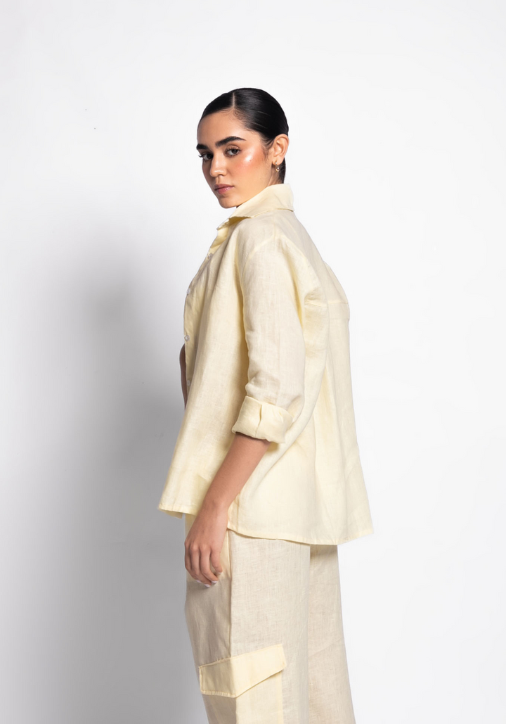 CAMISA DE LINO OVERSIZED